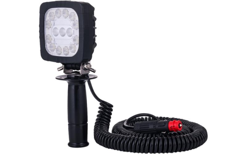 Work Lamp With Handle And Cigarette Lighter Plug(LED) White 12 / 24V Universal