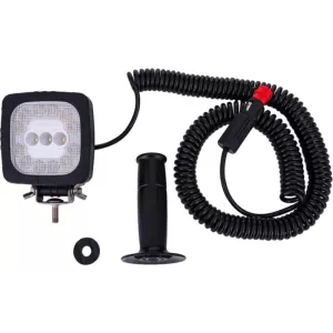 Luz de Trabajo con Imán y Enchufe de Mechero (LED) Blanca 12 / 24V Universal