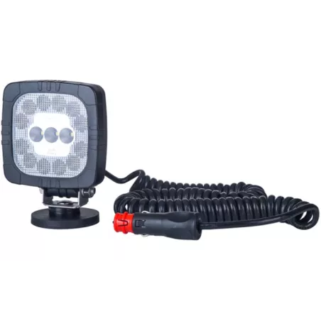 Arbeitsleuchte Mit Magnethalter Und Zigarettenanzünder (LED) Weiß 12 / 24V Universal