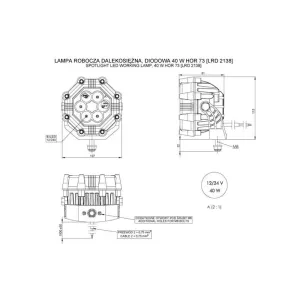 Spotlight 32 W (LED) White 12 / 24V Universal