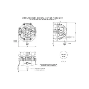 Work Light (LED) White 12 / 24V Universal