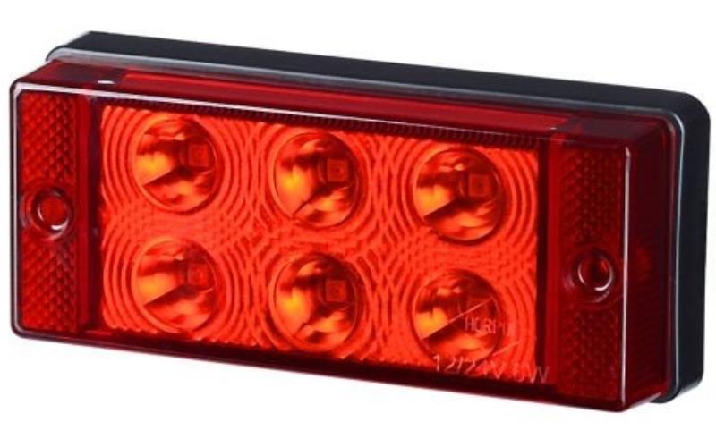 Fog Lamp (LED) Red 12 / 24V Universal