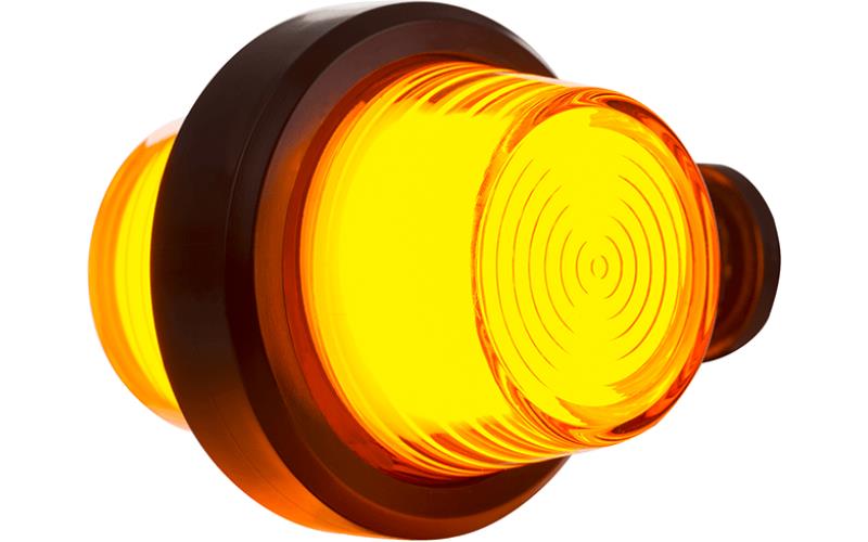 Direction Indicator, Short Arm (Neon) (LED) Orange 12 / 24V Universal