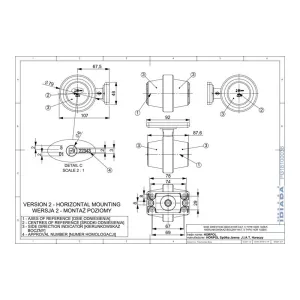 Markierungsleuchte-Blinker (Neon) (LED) Orange 12 / 24V Universal