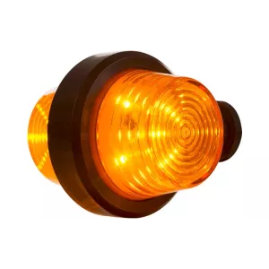 Direction Indicator, Short Arm (LED) Orange 12 / 24V Universal