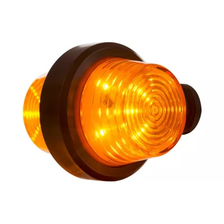 Direction Indicator, Short Arm (LED) Orange 12 / 24V Universal