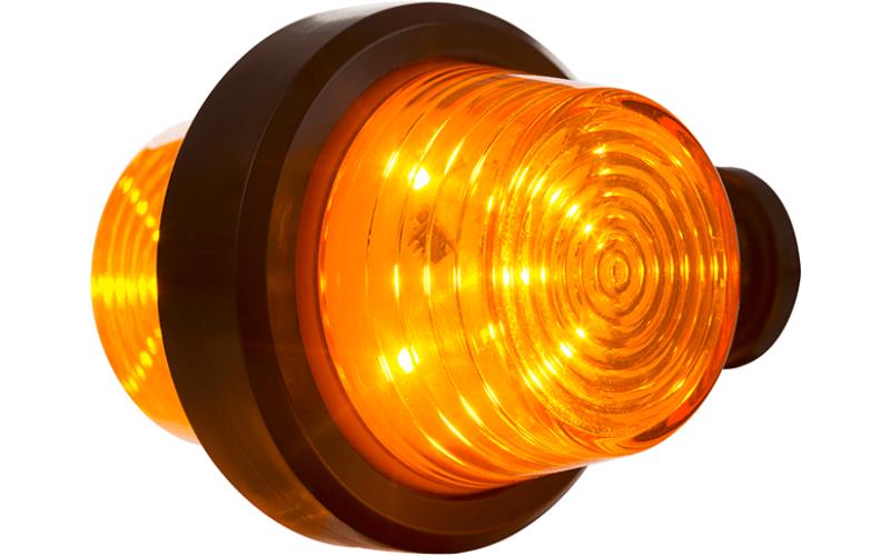 Direction Indicator, Short Arm (LED) Orange 12 / 24V Universal