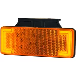 Lampa Obrysowa Boczna z Kierunkowskazem Typu Slim Xs z Wieszakiem (LED) Pomarańczowy 12 / 24V Uniwersalny