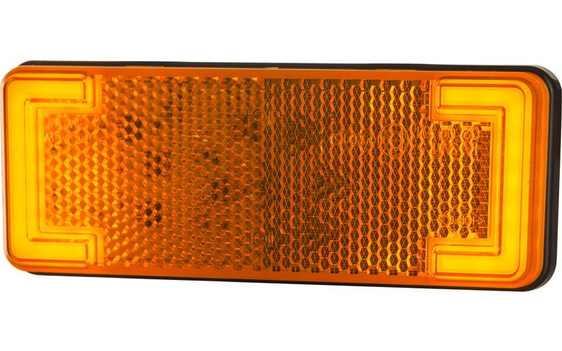 Markierungsleuchte Mit Blinker (LED) Orange 12 / 24V Universal