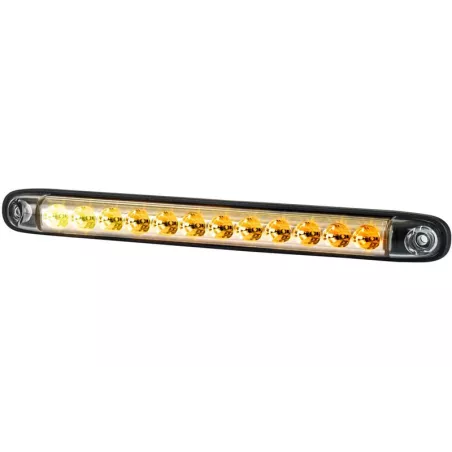 Dynamische Rückblinkleuchte (LED) Orange 12 / 24V Universal