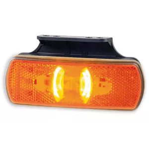 Luz de Gálibo con Intermitente, Reflejo y Colgador 3 Funciones con Intermitente (LED) Amarilla 12 / 24V Universal