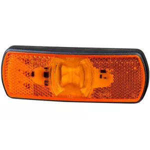 Marker Light With Direction Indicator, Triple Function (LED) Orange 12 / 24V Universal