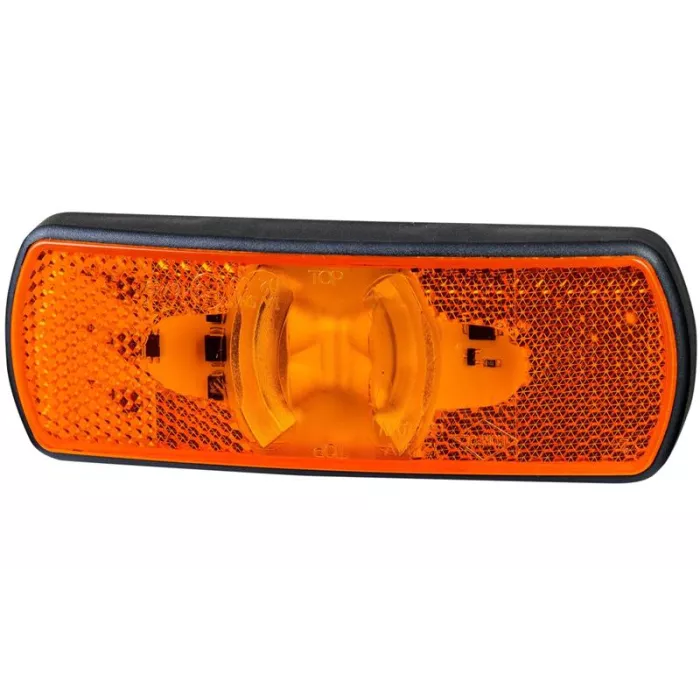 Luz de Gálibo con Intermitente y Reflejo, 3 Funciones (LED) Amarilla 12 / 24V Universal