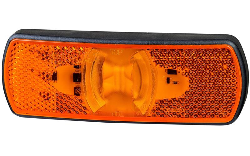 Luz de Gálibo con Intermitente y Reflejo, 3 Funciones (LED) Amarilla 12 / 24V Universal