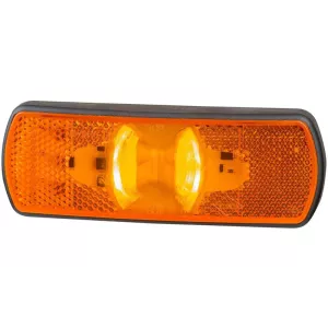 ГАБАРИТНЫЙ ФОНАРЬ С УКАЗАТЕЛЕМ ПОВОРОТА, 3-ФУНКЦИОННЫЙ (LED) ОРАНЖЕВЫЙ 12 / 24V УНИВЕРСАЛЬНАЯ