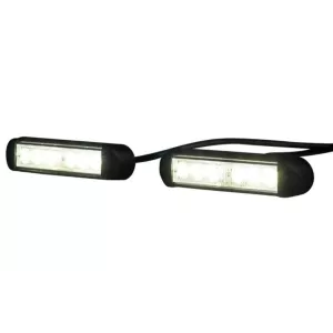 Set Of Daytime Running Lights (LED) White 12 / 24V Universal