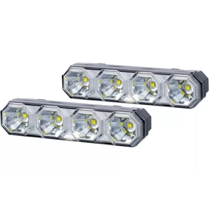 Tagfahrleuchten-Set (LED) Weiß 12 / 24V Universal