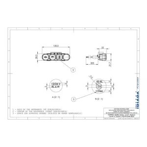 Ensamble de Feux de Jour (LED) Blanc 12 / 24V Universel