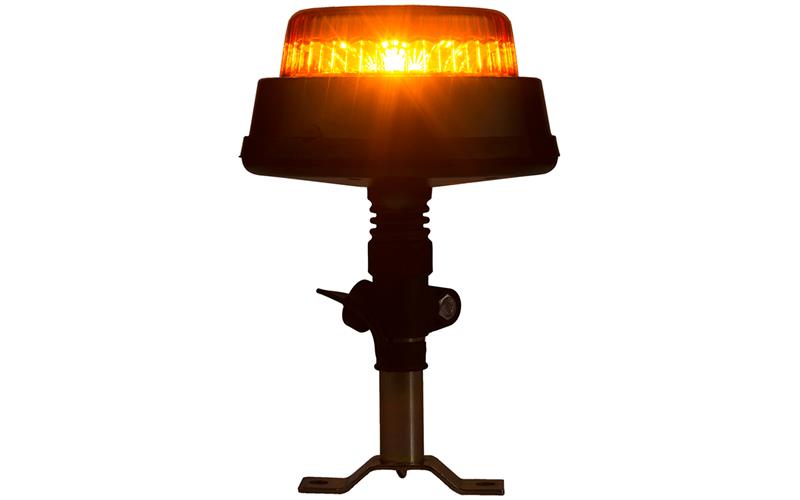 Gyrophare, Fixation Hampe (LED) Orange 12 / 24V Universel