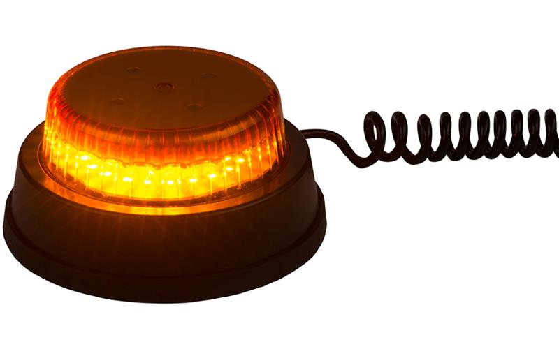 Beacon Light With Magnet Holder (LED) Orange 12 / 24V Universal