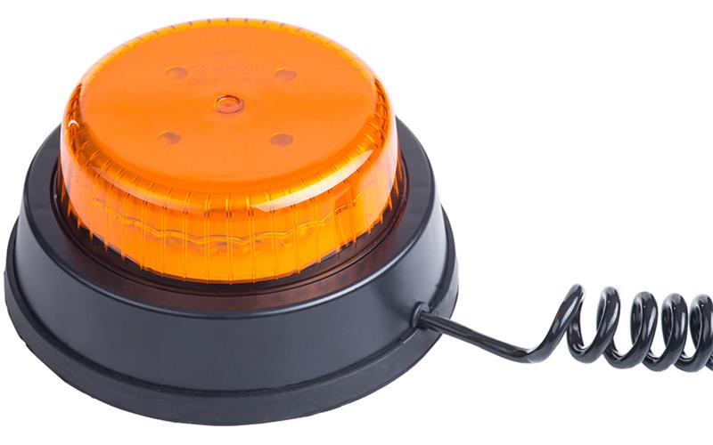Beacon Light With Magnet Holder (LED) Orange 12 / 24V Universal