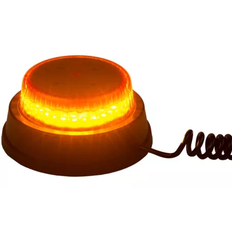 Beacon Light With Magnet Holder (LED) Orange 12 / 24V Universal