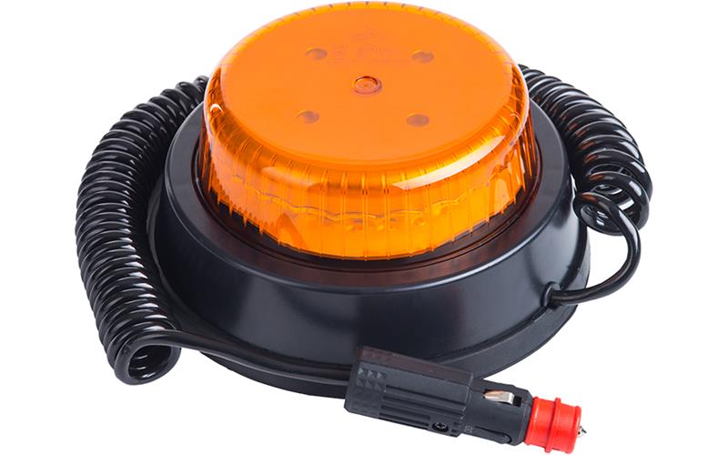 Beacon Light With Magnet Holder (LED) Orange 12 / 24V Universal