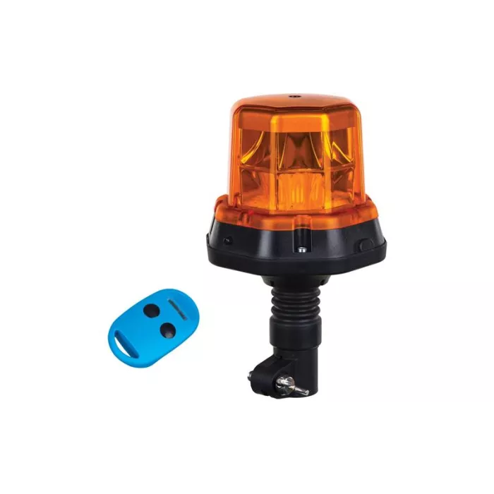 Warning Lamp With Spigot And Remote Control (LED) Orange 12 / 24V Universal