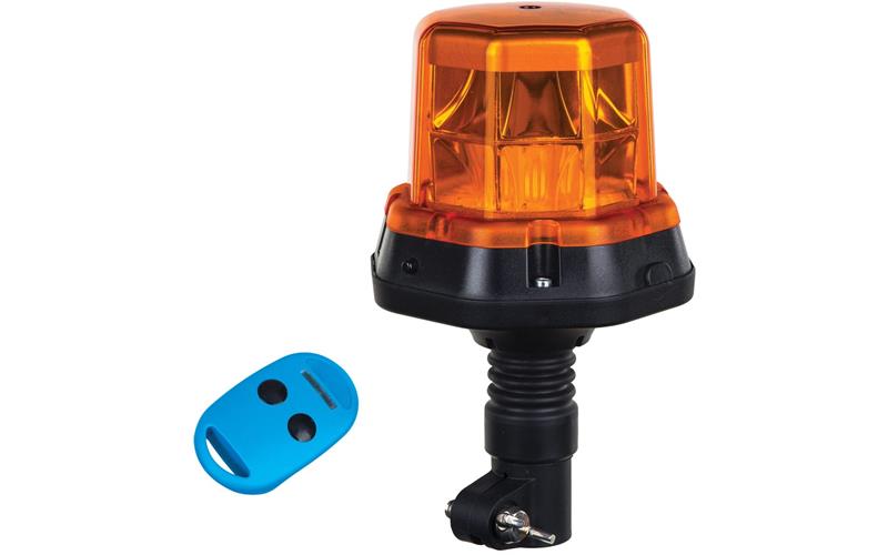 Warning Lamp With Spigot And Remote Control (LED) Orange 12 / 24V Universal