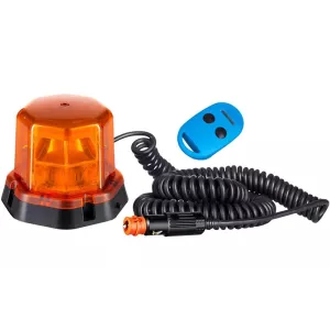 LUZ DE ADVERTENCIA CON MANDO A DISTANCIA (LED) AMARILLA 12/24V UNIVERSAL