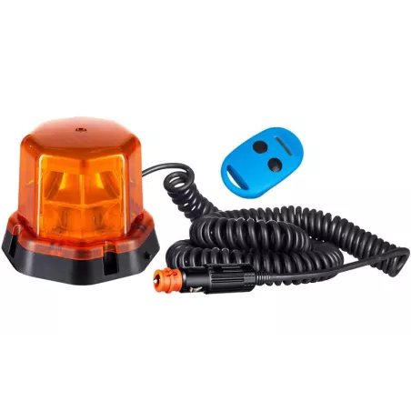 Gyropahre Magnètique (LED) Orange 12 / 24V Universel