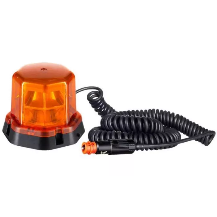 Warning Lamp Mounted With Magnet (LED) Orange 12 / 24V Universal