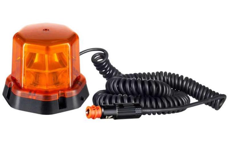 Warning Lamp Mounted With Magnet (LED) Orange 12 / 24V Universal