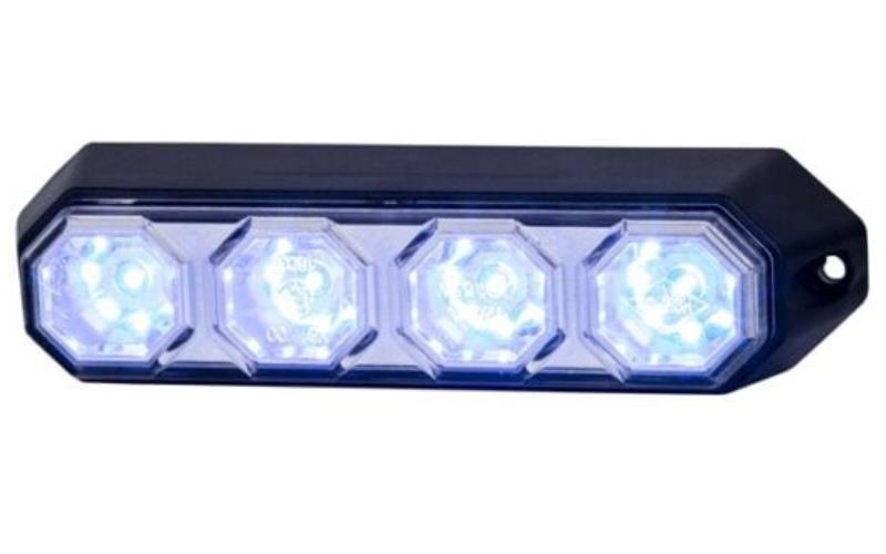 Warning Light (LED) Blue 12 / 24V Universal
