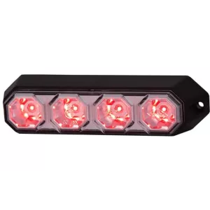 Luz de Advertencia (LED) Roja 12 / 24V Universal