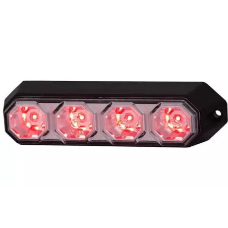 Warning Light (LED) Red 12 / 24V Universal