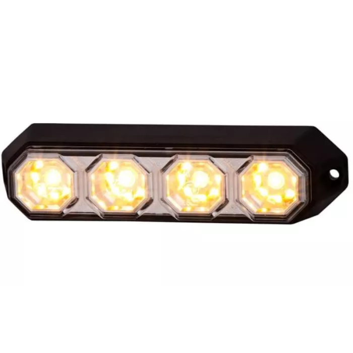 Luz de Advertencia (LED) Amarilla 12 / 24V Universal