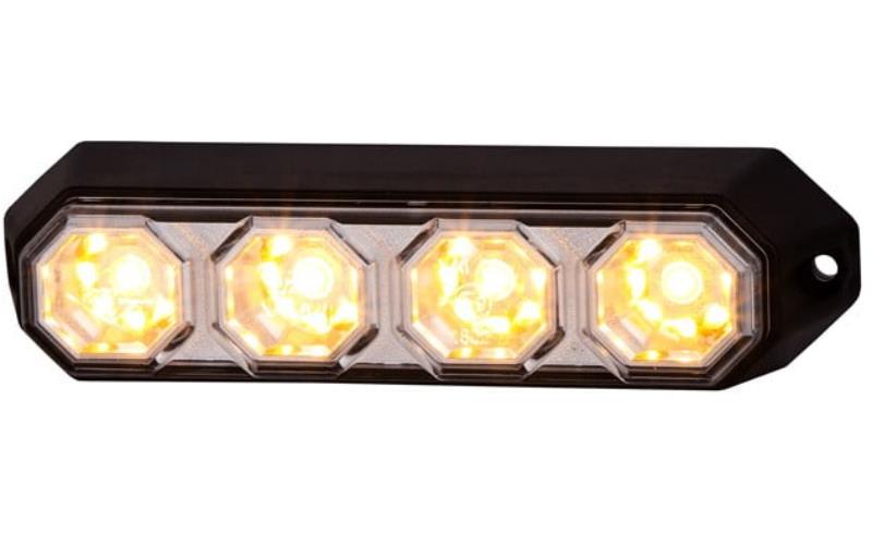 Feu D’avertissement (LED) Orange 12 / 24V Universel
