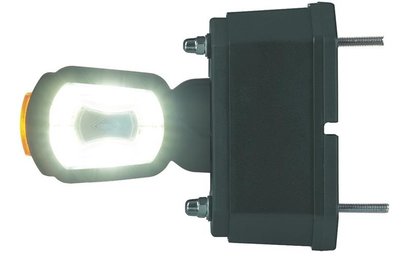 ГАБАРИТНЫЙ ФОНАРЬ С МОДУЛЕМ ДАТЧИКА ЗАДНЕГО ХОДА (LED) БЕЛЫЙ - ОРАНЖЕВЫЙ - КРАСНЫЙ 12 / 24V ПРАВЫЙ