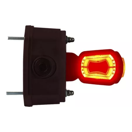 ГАБАРИТНЫЙ ФОНАРЬ С МОДУЛЕМ ДАТЧИКА ЗАДНЕГО ХОДА (LED) БЕЛЫЙ - ОРАНЖЕВЫЙ - КРАСНЫЙ 12 / 24V ПРАВЫЙ