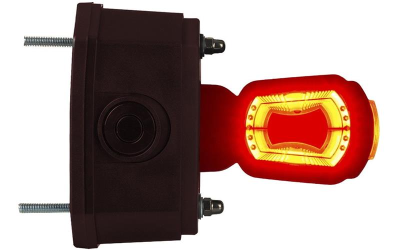 ГАБАРИТНЫЙ ФОНАРЬ С МОДУЛЕМ ДАТЧИКА ЗАДНЕГО ХОДА (LED) БЕЛЫЙ - ОРАНЖЕВЫЙ - КРАСНЫЙ 12 / 24V ПРАВЫЙ