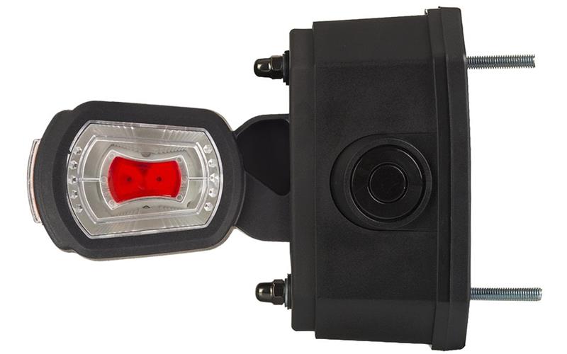 ГАБАРИТНЫЙ ФОНАРЬ С МОДУЛЕМ ДАТЧИКА ЗАДНЕГО ХОДА (LED) БЕЛЫЙ - ОРАНЖЕВЫЙ - КРАСНЫЙ 12 / 24V ЛЕВЫЙ