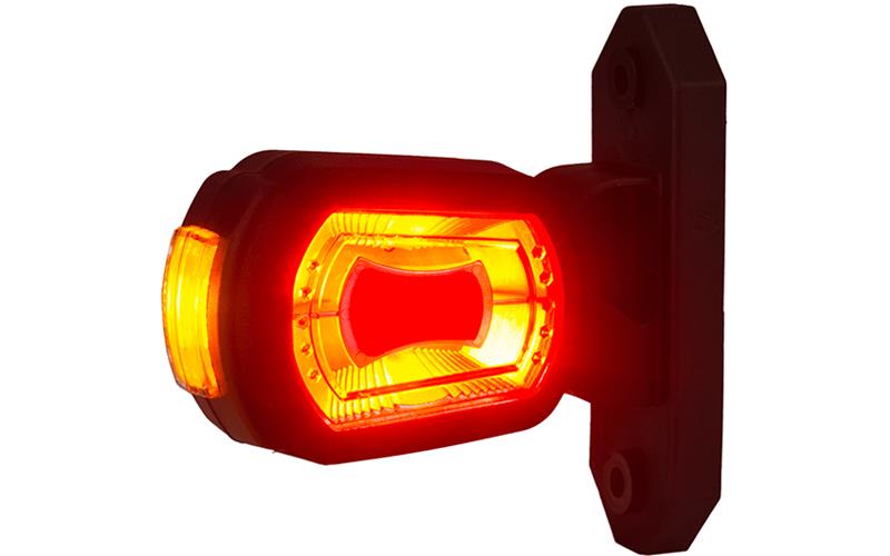 ГАБАРИТНЫЙ ФОНАРЬ С ДАТЧИКОМ ЗАДНЕГО ХОДА (LED) БЕЛЫЙ - ОРАНЖЕВЫЙ - КРАСНЫЙ 12 / 24V ЛЕВЫЙ