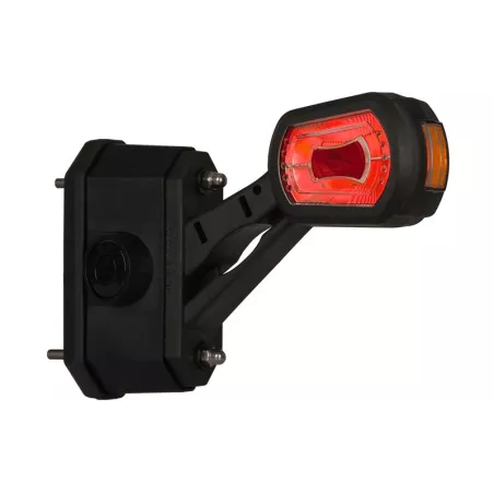 Lampa Obrysowa z Modułem Czujnika Cofania (LED) Biało - Pomarańczowo - Czerwona 12 / 24V Prawa