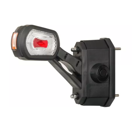 Lampa Obrysowa z Modułem Czujnika Cofania (LED) Biało - Pomarańczowo - Czerwona 12 / 24V Lewa