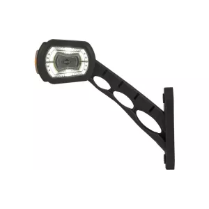 Three-functional Marker Lamp With Short Straight Arm (LED) White - Orange - Red 12 / 24V Right