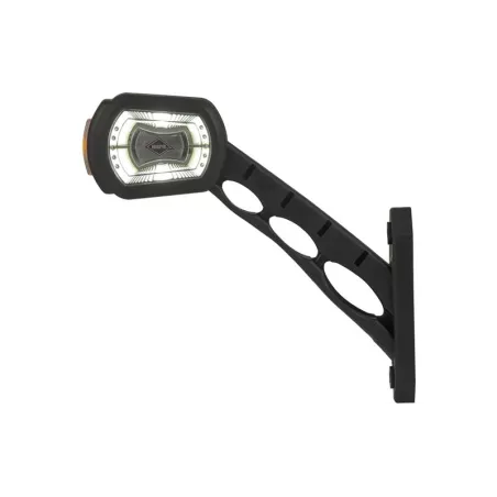 Feu de Gabarit 3-fonctions Avec Bras Court (LED) Blanc - Orange - Rouge 12 / 24V Droit