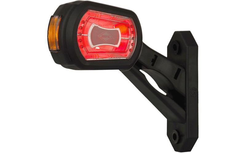 ГАБАРИТНЫЙ ФОНАРЬ (LED) БЕЛЫЙ - ОРАНЖЕВЫЙ - КРАСНЫЙ 12 / 24V ЛЕВЫЙ