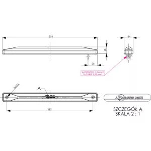 ГАБАРИТНЫЙ ФОНАРЬ (LED) БЕЛЫЙ 12 / 24V УНИВЕРСАЛЬНАЯ
