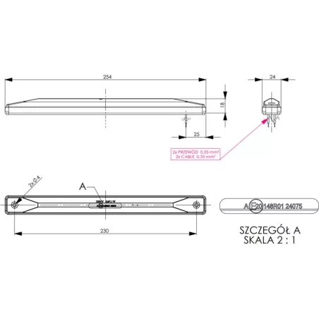 Marker Light (LED) White 12 / 24V Universal